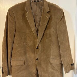 Adolfo Corduroy Blazer in Warm Tan